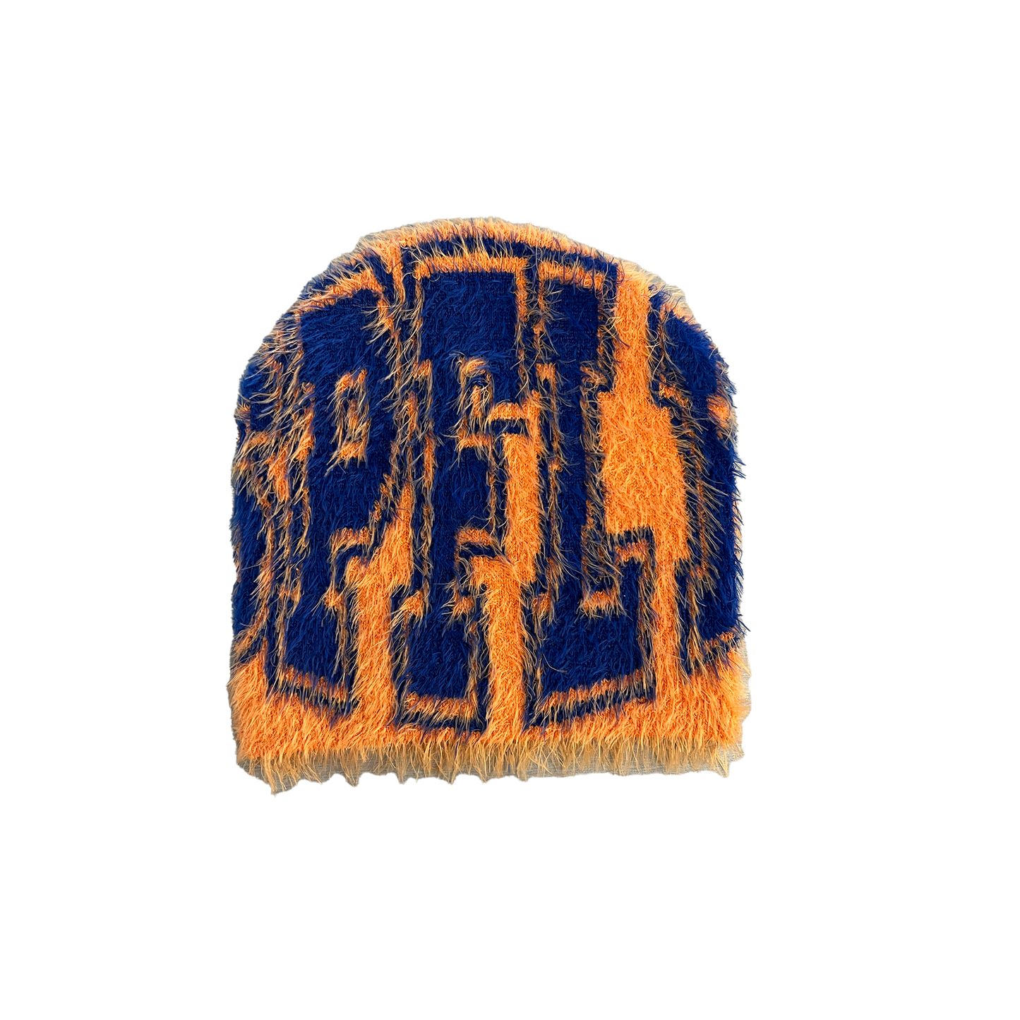 ORANGE MOHAIR SPFLY BEANIE